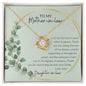 To My Mother-In-Law Gift | Love Knot Necklace