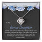 To my Bonus Daughter | Love Knot Necklace