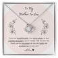 Mother-In-Law Gift from Daughter-In-Law | Love Knot Necklace