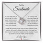 To My Soulmate Love Knot Necklace