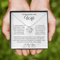 To My Smokin' Hot Wife - Love Knot Necklace