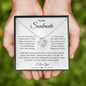 To My Soulmate Love Knot Necklace