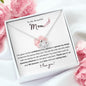 To My Beautiful Mom Gift | Mother's Day Gift | Birthday Gift | Love Knot Necklace