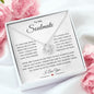 To My Soulmate Love Knot Necklace