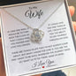 To My Wife Love Knot Necklace