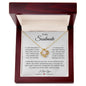 To My Soulmate Love Knot Necklace