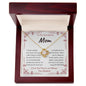 To My Wonderful Mom Necklace From Daughter | Love Knot Necklace