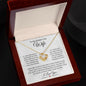 To My Smokin' Hot Wife - Love Knot Necklace