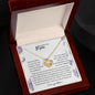 Thank You Mom Necklace Gift | Love Knot Necklace