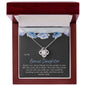 To my Bonus Daughter | Love Knot Necklace