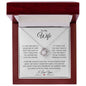 To My Wife Love Knot Necklace