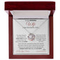 To My Amazing Wife Love Knot Necklace