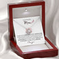 To My Beautiful Mom Gift | Mother's Day Gift | Birthday Gift | Love Knot Necklace