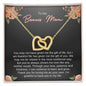To my Bonus Mom Gift | Interlocking Hearts Necklace