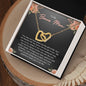 To my Bonus Mom Gift | Interlocking Hearts Necklace