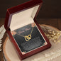 To my Bonus Mom Gift | Interlocking Hearts Necklace