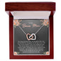 To my Bonus Mom Gift | Interlocking Hearts Necklace