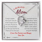 To My Wonderful Mom From Son Gift | Forever Love Necklace