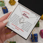 To My Wonderful Mom From Son Gift | Forever Love Necklace
