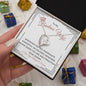 To My Badass Wife Forever Love Necklace