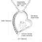 To My Swolemate Gift | Girlfriend Gift | White Gold Forever Love Necklace