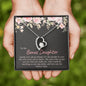 To My Bonus Daughter Gift | Forever Love Necklace