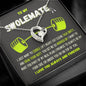 To My Swolemate Gift | Girlfriend Gift | White Gold Forever Love Necklace