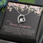 To My Bonus Daughter Gift | Forever Love Necklace