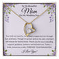 To My Beautiful Mom Forever Love Necklace