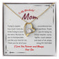 To My Wonderful Mom From Son Gift | Forever Love Necklace