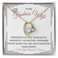 To My Badass Wife Forever Love Necklace