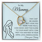 To My Mommy From Your Tummy Gift | Forever Love Necklace