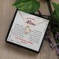 To My Wonderful Mom From Son Gift | Forever Love Necklace