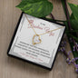 To My Badass Wife Forever Love Necklace