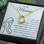 To My Mommy From Your Tummy Gift | Forever Love Necklace