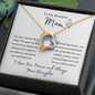 To my Beautiful Mom Gift | Forever Love Necklace