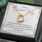 To My Badass Wife Forever Love Necklace
