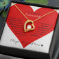 To My Future Wife Gift | Forever Love Necklace with Message Card