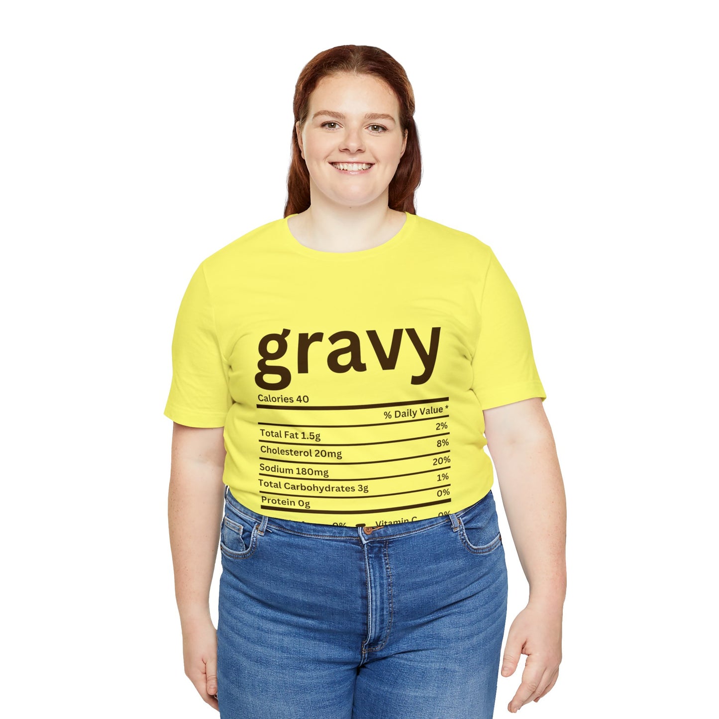 Unisex Jersey Short Sleeve Tee - Matching Family Thanksgiving Food T-Shirt