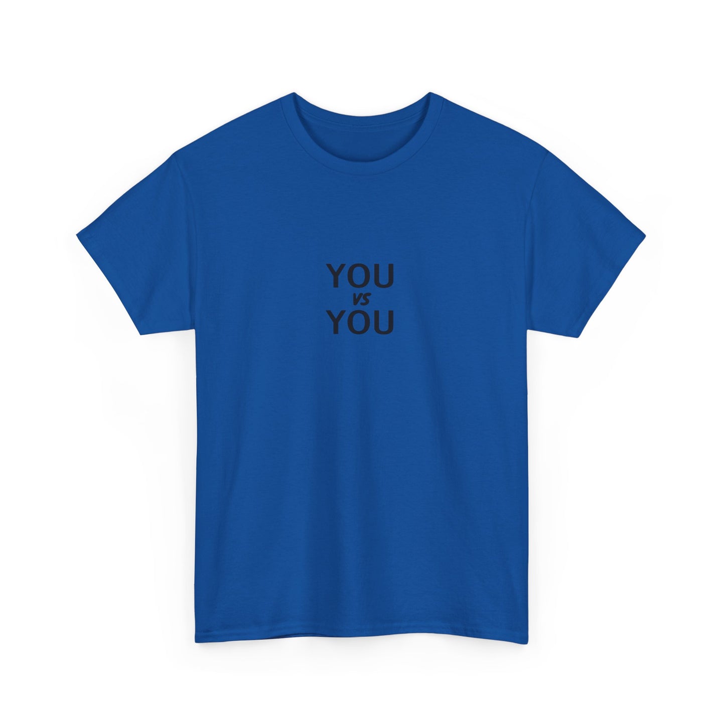 You VS You fitness T-shirt - Heavy Cotton Tee