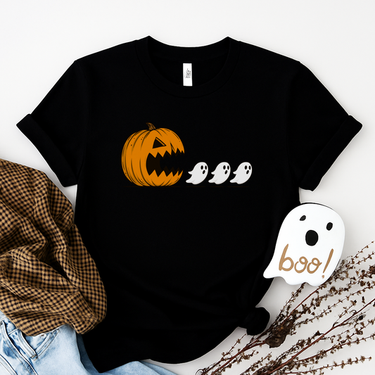 Halloween Ghost T-shirt, Halloween Gift, Fall Shirt, Cute Spooky Ghost Halloween Tshirt
