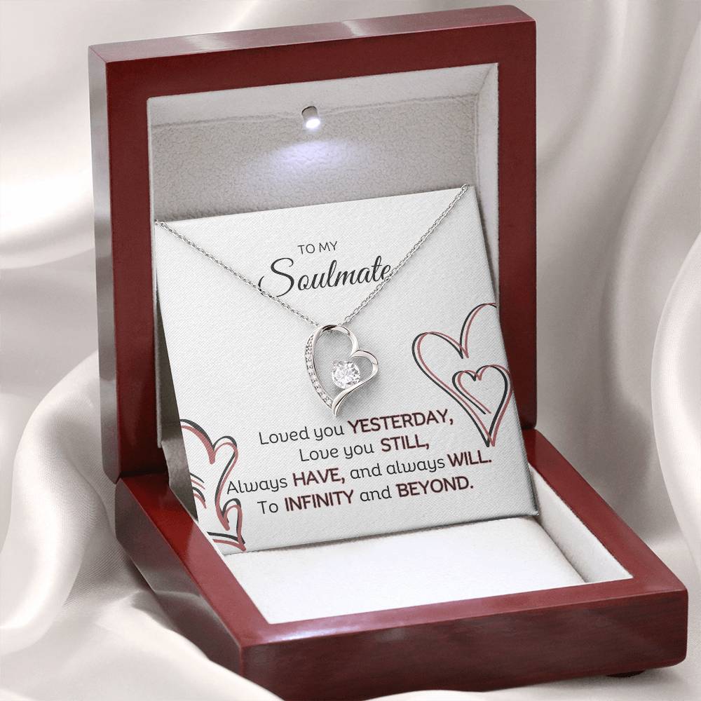 Forever Love Necklace - To My Soulmate Gift For Her