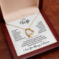 To My Wife Necklace , Wife Gift Necklace for Women, Forever Love Necklace