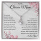 To My Chosen Mom Gift | Alluring Beauty Necklace