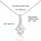 To My Chosen Mom Gift | Alluring Beauty Necklace