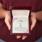 To My Sister - Alluring Beauty Necklace (Yellow and White Gold Variants