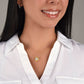 To My Amazing (Name) Necklace Gift - Love Knot Necklace (Yellow and White Gold Variants)