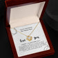 To My Amazing (Name) Necklace Gift - Love Knot Necklace (Yellow and White Gold Variants)