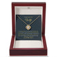 To My Smokin' Hot Wife - Love Knot Necklace (Yellow and White Gold Variants)