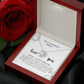 To My Amazing (Name) Necklace Gift - Love Knot Necklace (Yellow and White Gold Variants)